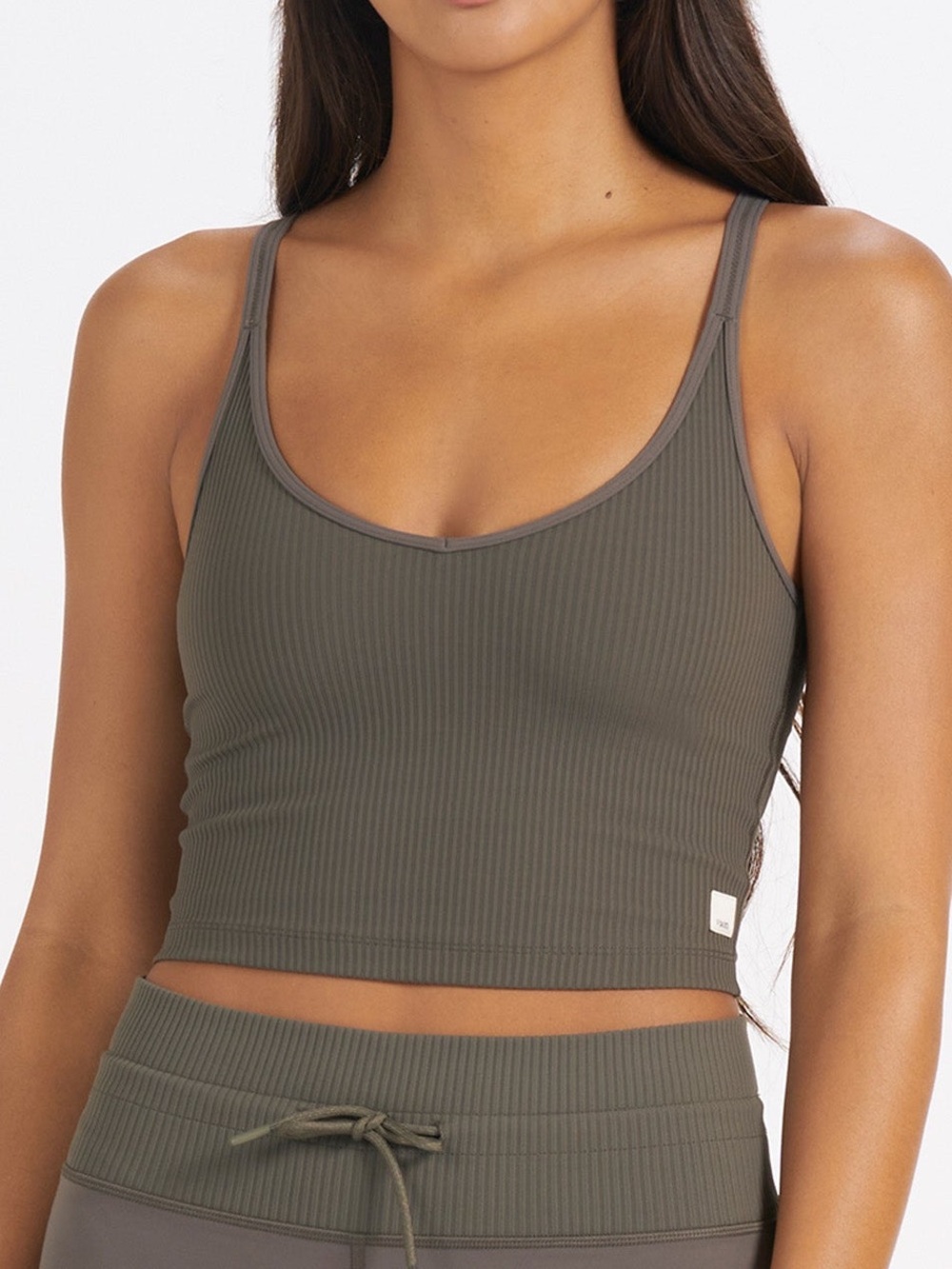 Vuori Ribbed Crop Top